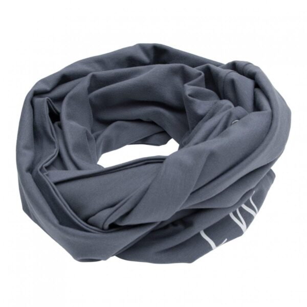 Boys Tube scarf grey | ANDY - Koksgrå Tube Tørklæde m/knapper